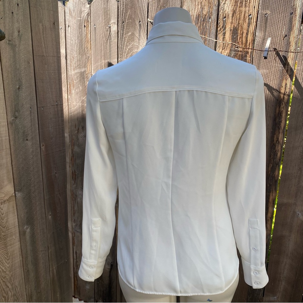 Babaton cream white button -Down Utility Shirt - image 5